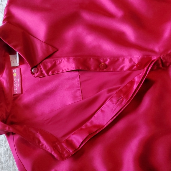 Liz Lang Maternity Silk Blouse - Picture 3 of 6